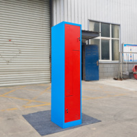 Armario de Acero de 2 Puertas con Cerradura Electrónica, Duradero, para Almacenamiento de Ropa, Revestimiento Ecológico, Diseño Moderno, Opciones Personalizables