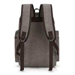Custom Casual Travel Sport <b>Backpack</b> <b>Large</b> Capacity College Student School Bags Men Canvas Hiking Vintage Laptop <b>Backpack</b> - Product Image 2