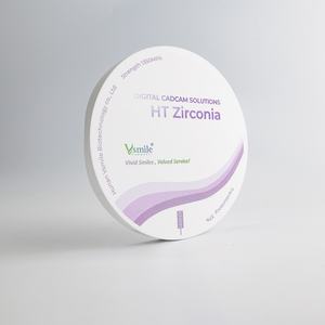 Céramique dentaire en <span class=keywords><strong>zircone</strong></span> de 98 mm, 1350 Mpa, haute résistance, bloc de <span class=keywords><strong>zircone</strong></span> blanc HT, laboratoire dentaire, CADCAM, coping, couronne interne, machinerie - Product Image 2