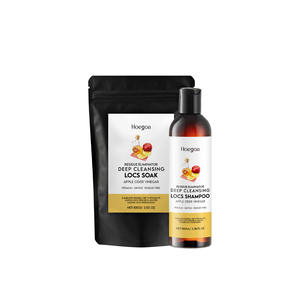 Kit de désintoxication capillaire au vinaigre de cidre de pomme de qualité supérieure pour dreadlocks et tresses Ensemble nettoyant et poudre de shampooing pour le cuir chevelu doux - Product Image 1