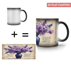 Frosted Black 11oz <b>Ceramic</b> Mug Heat Sensitive Sublimation Blank <b>Cup</b> For Custom Design - Product Image 4
