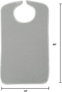 Bavoirs adultes personnalisés-bavoirs pour adultes homme femmes manger tissu pour personnes âgées et handicapées réglable éponge <span class=keywords><strong>bavoir</strong></span> vêtements Protec - Product Image 3