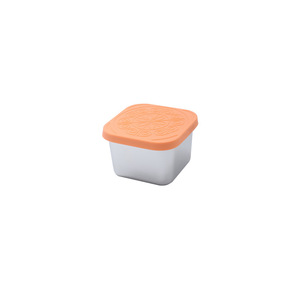 Boîte à salade carrée en acier inoxydable 304 avec couvercle hermétique, idéale pour les sauces et les snacks en extérieur - Product Image 5
