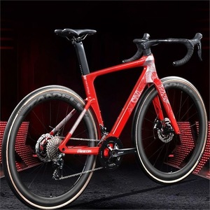 Bicicleta de Carretera Deportiva de Fibra de Carbono, Superligera, con Doble Freno de Disco, para Adultos, Hombres, Mujeres y Estudiantes - Product Image 3
