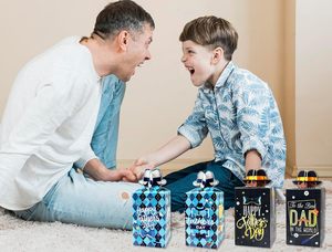 12 pièces fête des pères fête faveur coffrets cadeaux fête des pères goodies boîtes à bonbons pour les décorations de fête d'anniversaire de fête des pères heureux - Product Image 4