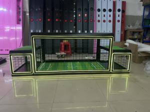 室内スポーツデスクトップミニ2人用スピード反応トレーニングアーケードインタラクティブサブサッカーテーブルトップフットボールテーブルサッカーゲーム - Product Image 6