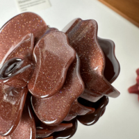 DOWELL Gros Accessoires Teckel Fleur D'hibiscus Luxe Grande Griffe De Cheveux En Acétate