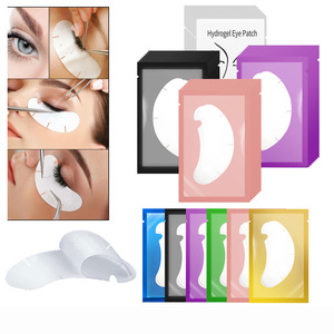 Patchs hydrogel en coton non tissé au collagène pour extensions <span class=keywords><strong>de</strong></span> <span class=keywords><strong>cils</strong></span>, coussinets hydrogel pour greffe <span class=keywords><strong>de</strong></span> <span class=keywords><strong>cils</strong></span> sous les yeux - Product Image 1