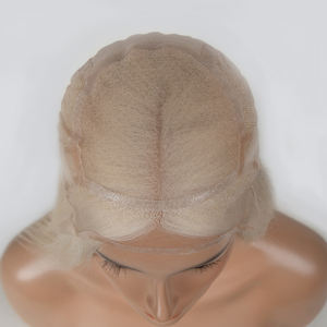 Peluca médica de cabello humano virgen europeo de fábrica al por mayor, peluca completa de encaje para pacientes con alopecia, peluca médica de silicona en oferta. - Product Image 5