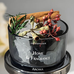 Vente en gros de gobelets à bougies en verre écologiques, porte-bougie d'aromathérapie sans feu pour la décoration de Noël à la maison, pot à bougie - Product Image 4