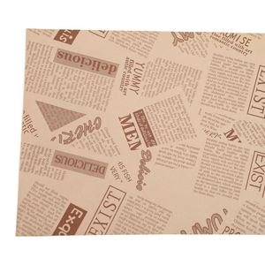 Papier ciré double face 18x18cm en gros, résistant à l'huile, pour hamburger, sandwich, qualité alimentaire, anti-graisse, emballage de viande, dessert - Product Image 2
