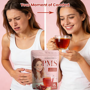 Thé aux herbes OEM privé gingembre et rose pour le confort du <span class=keywords><strong>cycle</strong></span> féminin, thé <span class=keywords><strong>menstruel</strong></span>, thé pour les troubles prénataux (TSP) - Product Image 5