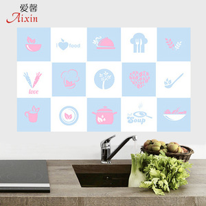 Aixin Aluminum <b>Foil</b> Wallpaper Floral Pattern Self Adhesive <b>Kitchen</b> Backsplash Modern Design 60x30cm - Product Image 4