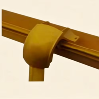 Goulotte optique ignifuge en PVC pour la pose de câbles de centre de données dans la construction industrielle