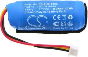 Paquete de batería de <span class=keywords><strong>teléfono</strong></span> <span class=keywords><strong>inalámbrico</strong></span> de repuesto ALE.161 WB, batería recargable de alta capacidad para teléfonos de la serie ALE, - Product Image 3