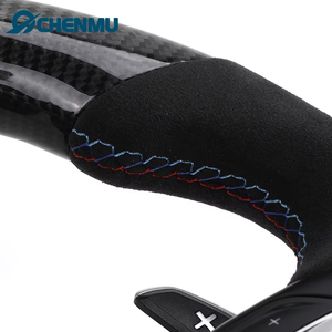 <span class=keywords><strong>Volant</strong></span> en fibre de carbone de haute qualité personnalisé avec Alcantara pour <span class=keywords><strong>BMW</strong></span> E70 E71 E90 E92 F10 <span class=keywords><strong>F20</strong></span> F21 F30 M3 F80 M4 F82 F87 Série F - Product Image 5