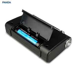 Factory wholesale PANDA 6241 portable am fm sw 3 band radio with torch illumination radio