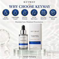 Sérum Visage à la Niacinamide et Vitamine C 377, Blanchissant, Éclaircissant, Hydratant, Anti-Rides, Soins de la Peau, OEM ODM, Marque Privée, Vente en Gros