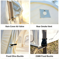 Tente de camping familiale imperméable, résistante au vent, à montage rapide, abri en dôme, tente robuste pour le bord du lac, la plage, les expéditions en plein air