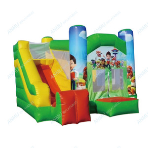 Baru balon bouncer hewan anjing Bouncing rumah tiup kartun taman tiup rintangan tema bouncer dengan perosotan - Product Image 3