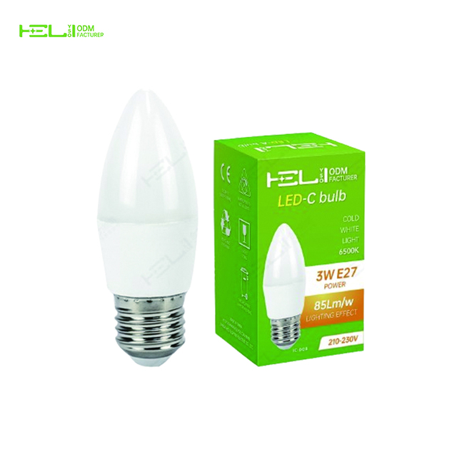 Wholesale Price CP Candle Lamp E14 3W+10%-15% 85Lm/W 230V/27mA SMD Smart Led Night Light