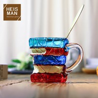 Tasse à café originale en forme de livre, peinte à la main, 3D, minimaliste moderne, modèle transfrontalier le plus vendu