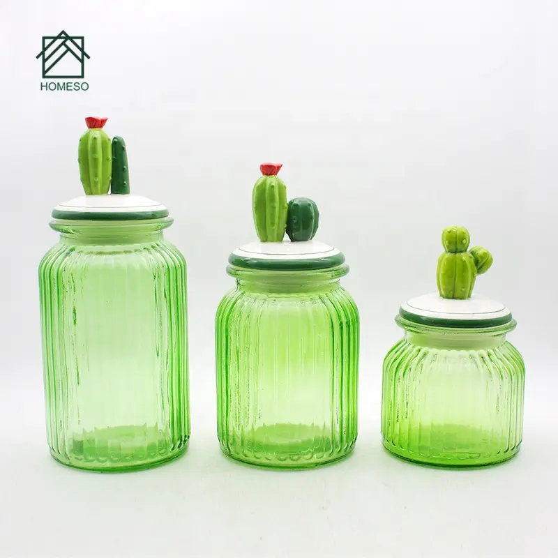 China Factory Wholesale Airtight storage jars with ceramic lid,hermetic glass bottles