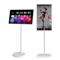Tablette tactile intelligente 21,5 pouces avec fonction de projection sans fil, Android 12, TV portable, 4 Go de RAM, 128 Go de stockage, Full HD, légère