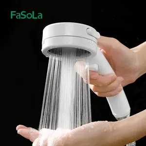 FaSoLa استحمام محمول 3-وضع ارتفاع ضغط دش رئيس دش الضغط حنفية الحمام دش الشمس سخان مياه مجموعة