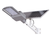 Haute luminosité 60W 100W haute Lux Dia coulée lampadaire solaire en aluminium avec support de bras de montage