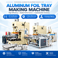 Ligne de production de contenants en aluminium certifiée CE avec empileur automatique et conception de moule