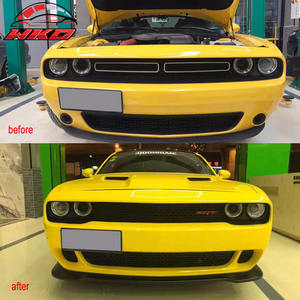 Protector de Parachoques Delantero para Dodge Challenger 2015-2023, Estilo Hellcat, Difusor de PP Negro Texturizado, Protector de Mentón - Product Image 6