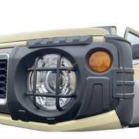 Protection d'angle latérale pour Jimny JB74 2019 2023 2024 3/5 portes, avant et arrière, 4 pièces/ensemble, noir mat, en PP, à coller, accessoires injectés