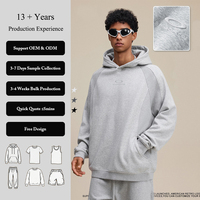 Pull-over en molleton unisexe personnalisé avec broderie 3D, patchwork, manches raglan et poches latérales, style streetwear, vente en gros, OEM, ODM, vierge en vrac