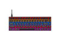 Clavier filaire mini LED H68 d'usine, 68 touches, interrupteurs rouges et bleus, clavier de jeu pour PC portable