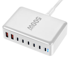 Tendance Produits Chauds 6C2A 8 Port USB Type C Station De Charge 500W Gan Charge Rapide pour Ordinateur Portable Téléphone Mobile pour Écouteurs Cadeau - Product Image 3