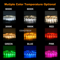 Ruban LED en forme de S, bande lumineuse LED 12V DC 120LED blanc chaud blanc froid pliable en zigzag, effets dynamiques pour la signalisation publicitaire