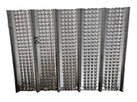 Grillage métallique hybride à nervures pour coffrage permanent en béton, galvanisé à chaud, pour la construction de béton et de plâtre, à prix bas