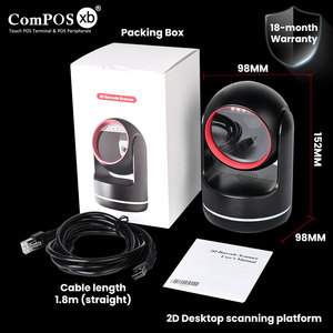 Lecteur de codes-barres 2D omnidirectionnel ComPOSxb de haute qualité avec capteur CMOS 60fps, interface USB RS232, en stock - Product Image 3