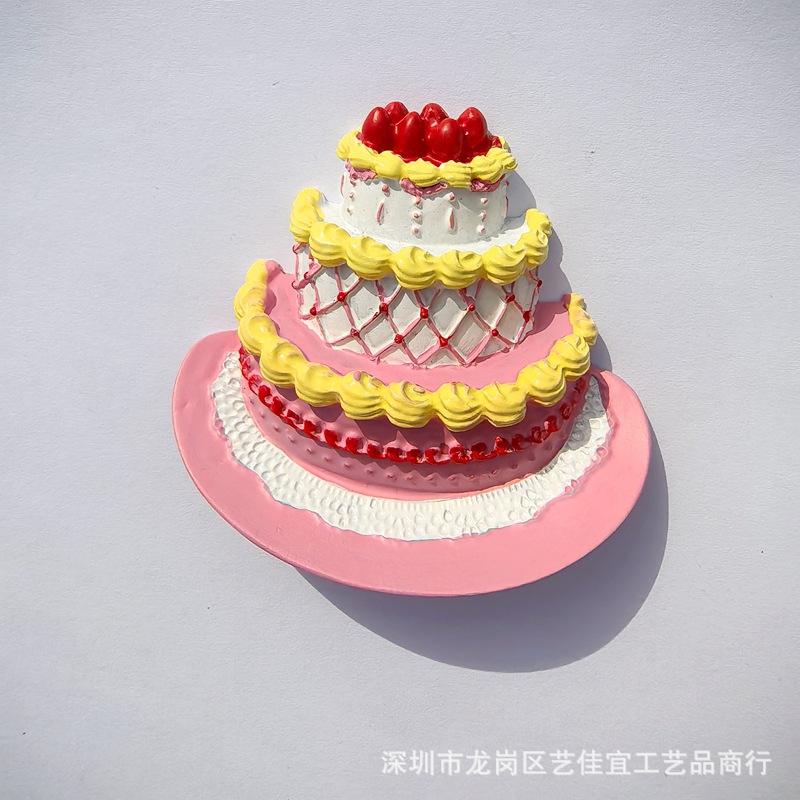 Pastel de fresa, 5,5*5,9 cm