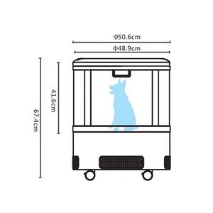 Sèche-cheveux pour animaux de compagnie Sèche-cheveux médical électrique pour animaux de compagnie Salle de contrôle numérique Sèche-cheveux en plastique pour animaux de compagnie - Product Image 3