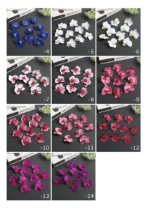 Premium 3D <strong>Film</strong> Pu Embossed Moth Orchid Flower Head Multi Color for Home Outdoor Hotel Festival Art Decoration - Product Image 6