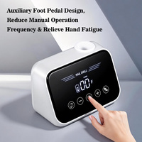 Polisseuse à ongles OEM ODM 35000 tr/min Rotation Stable Batterie 15 heures Écran LCD Tactile Pédale de commande Rangement du manège pour Entreprise de Marque