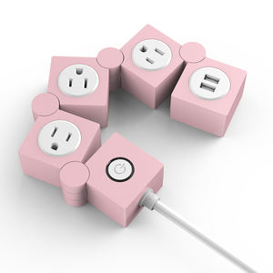 畅销产品2025交流插座充电器适配器输出125V/10A带Usb的通用旅行充电器旋转电源板 - Product Image 4