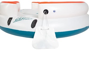 Isla Flotante Grande Múltiples Personas Duradera Sofá Piscina Barco Inflable resistente Lago Balsa Flotante Verano Lounge PVC - Product Image 2