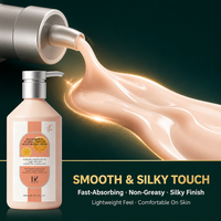 Lotion corporelle hydratante et éclaircissante sans sulfate, à la niacinamide et à la vitamine C, pour tous types de peaux, vente en gros, marque privée, OEM, 300g