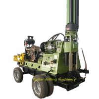Foreuse rotative diesel Xy-44A à haute efficacité pour les chantiers de construction de puits d'eau Portable nouvel état 300m électrique