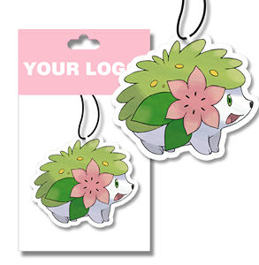 사용자 정의 로고 만화 애니메이션 귀여운 종이 공기 청정기 오래 지속되는 교수형 자동차 공기 청정기 - Product Image 1