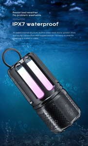 Portable Outdoor <b>LED</b> <b>Lantern</b> With <b>Rechargeable</b> Battery IPX4 Waterproof Bluetooth Speaker Voice Control For Camping - Product Image 3