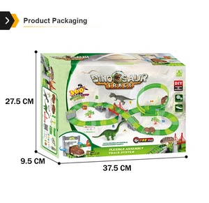 Nuevo diseño de la cabeza de dinosaurio coche de pista de juguete de la Asamblea de ranura <span class=keywords><strong>para</strong></span> <span class=keywords><strong>tren</strong></span> de juguete - Product Image 4
